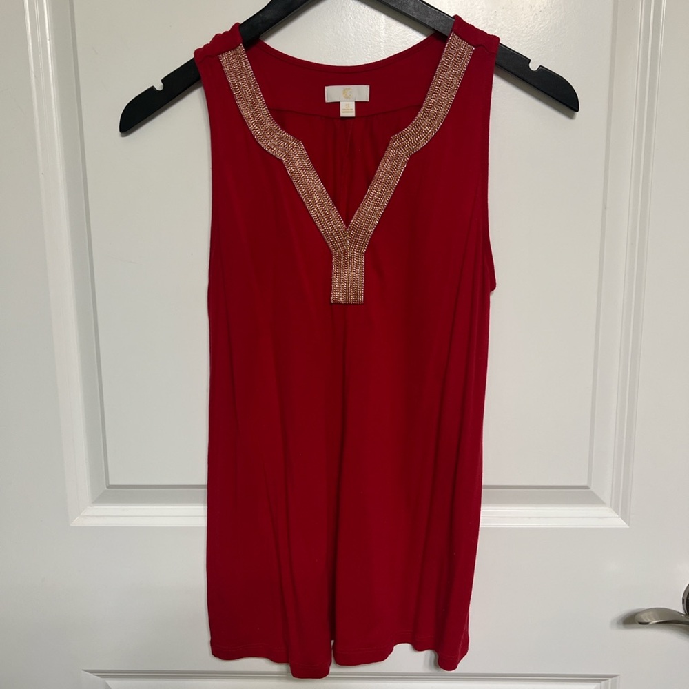 Charming Charlie V-Neck tank size Small